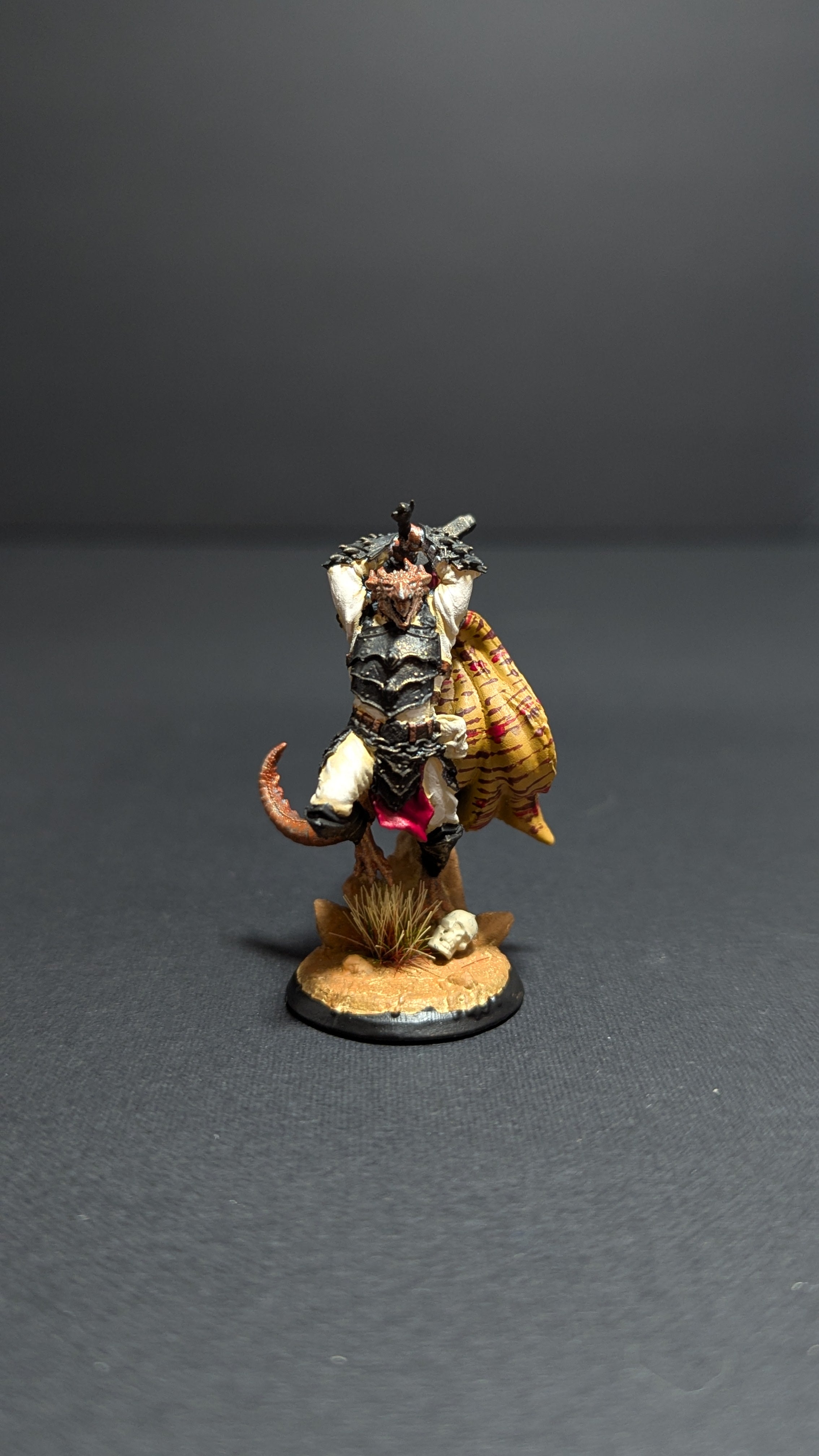 TTRPG character miniature in a bottle